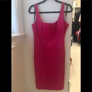 Calvin Klein Sheath dress beautiful Hot pink color